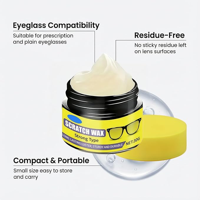 Glasses Lens Scratch Repair Paste for Sunglasses & Eyewear