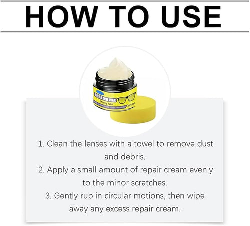 Glasses Lens Scratch Repair Paste for Sunglasses & Eyewear