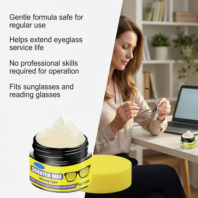 Glasses Lens Scratch Repair Paste for Sunglasses & Eyewear